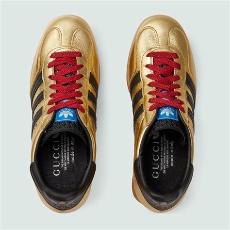 gucci adidas gold gazelle|adidas x gucci jewelry.